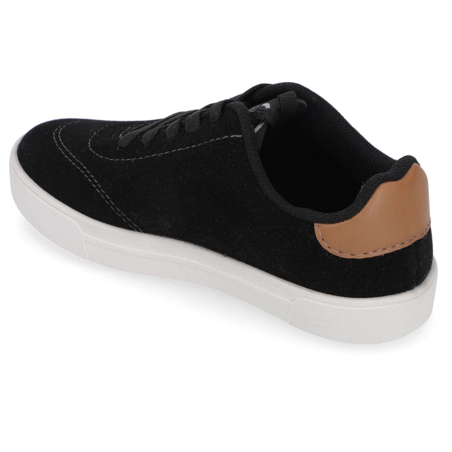 Zapatilla Estilo Urbano Niño Negra Molekinho-3