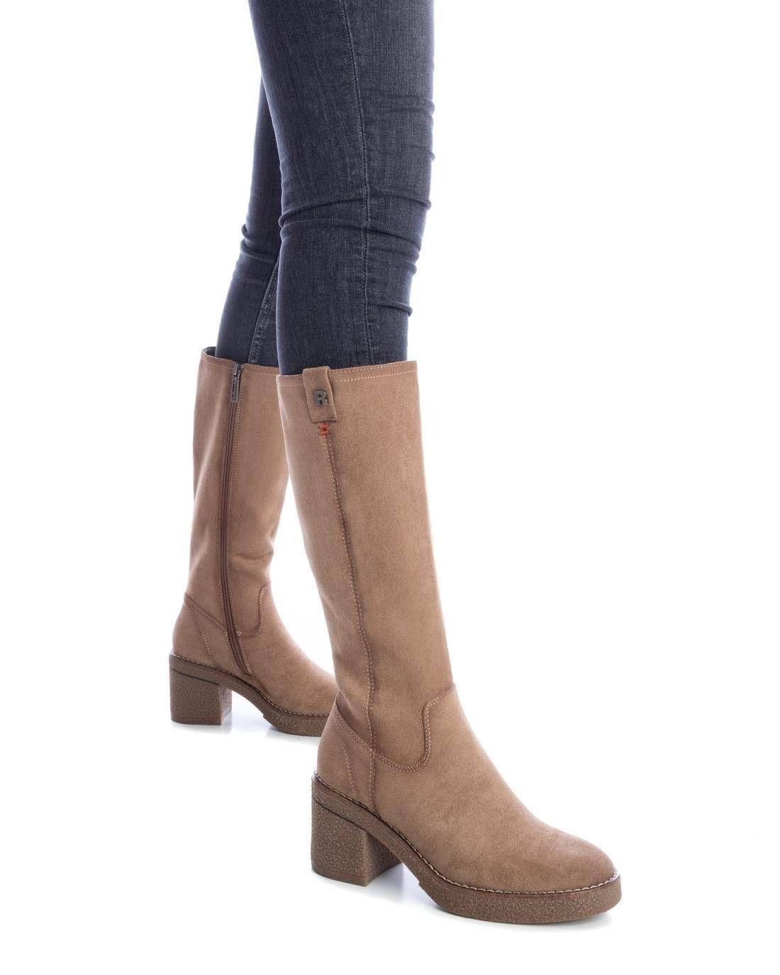 Bota Mujer Gamuza Beige 171296-TA Refresh-1