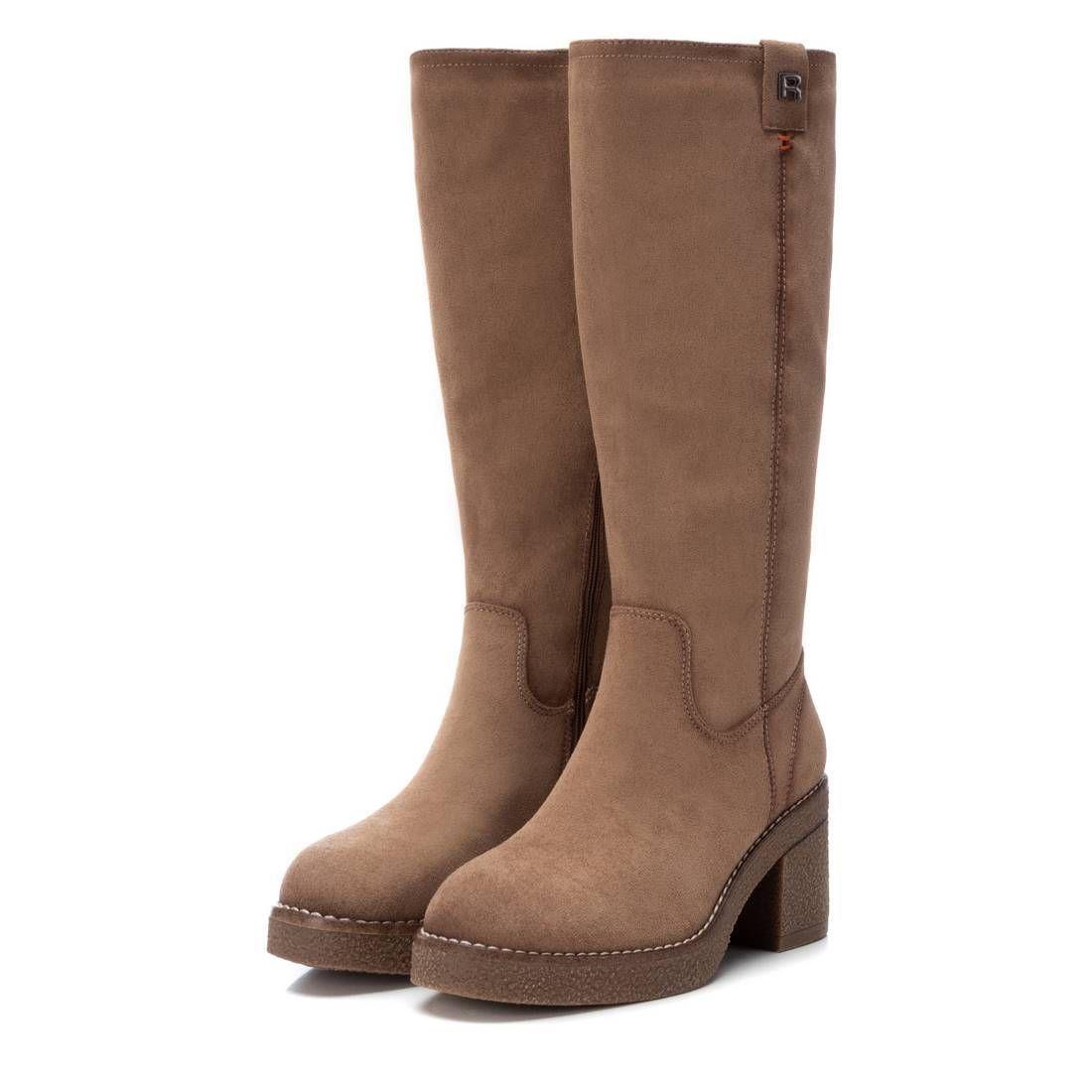 Bota Mujer Gamuza Beige 171296-TA Refresh-4