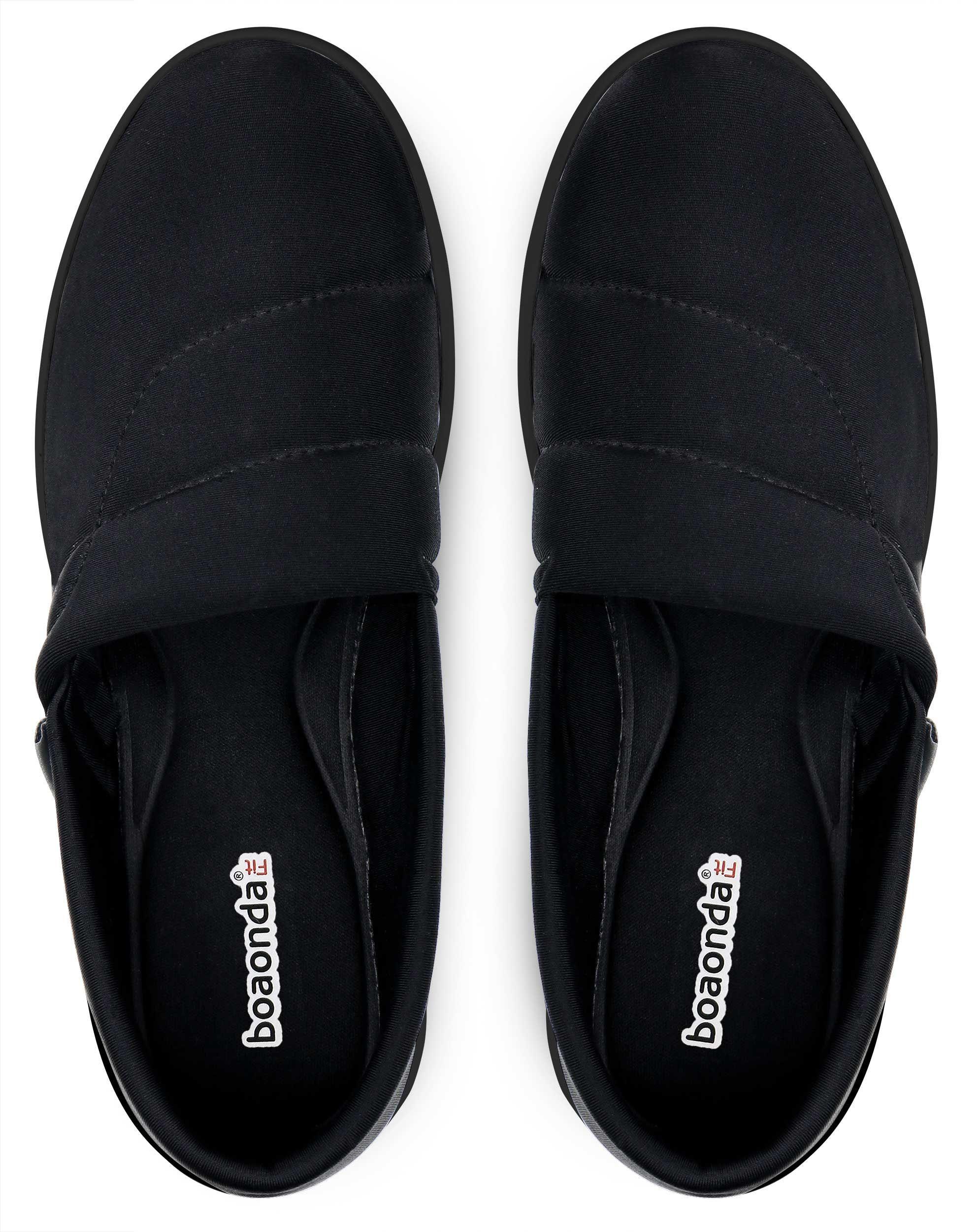 Zapatilla Mujer Negro 1626-OCEA Boaonda-1