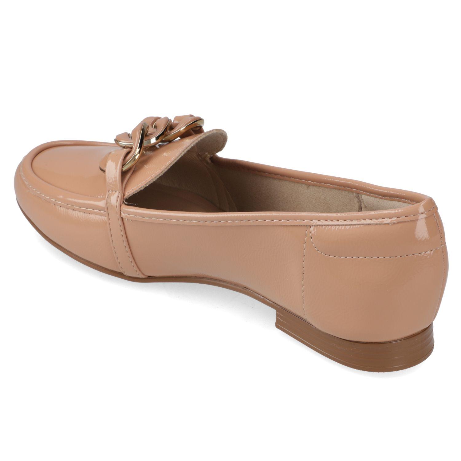 Mocasin Beira Rio Nude Efecto Cuero  Nude 658 Verniz Glam-3