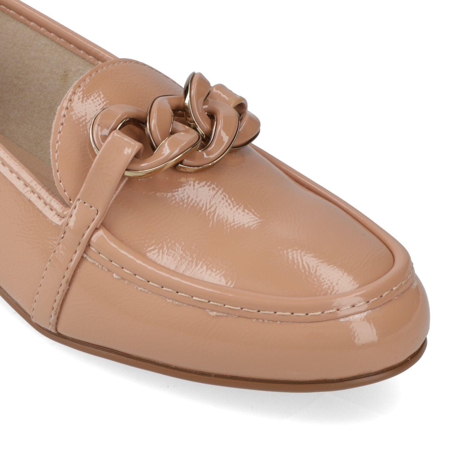 Mocasin Beira Rio Nude Efecto Cuero  Nude 658 Verniz Glam-5
