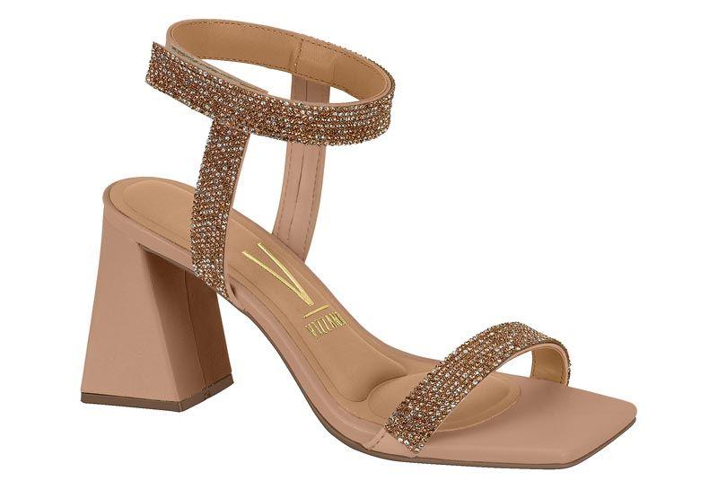 Sandalia Taco Vizzano Nude 13474-0