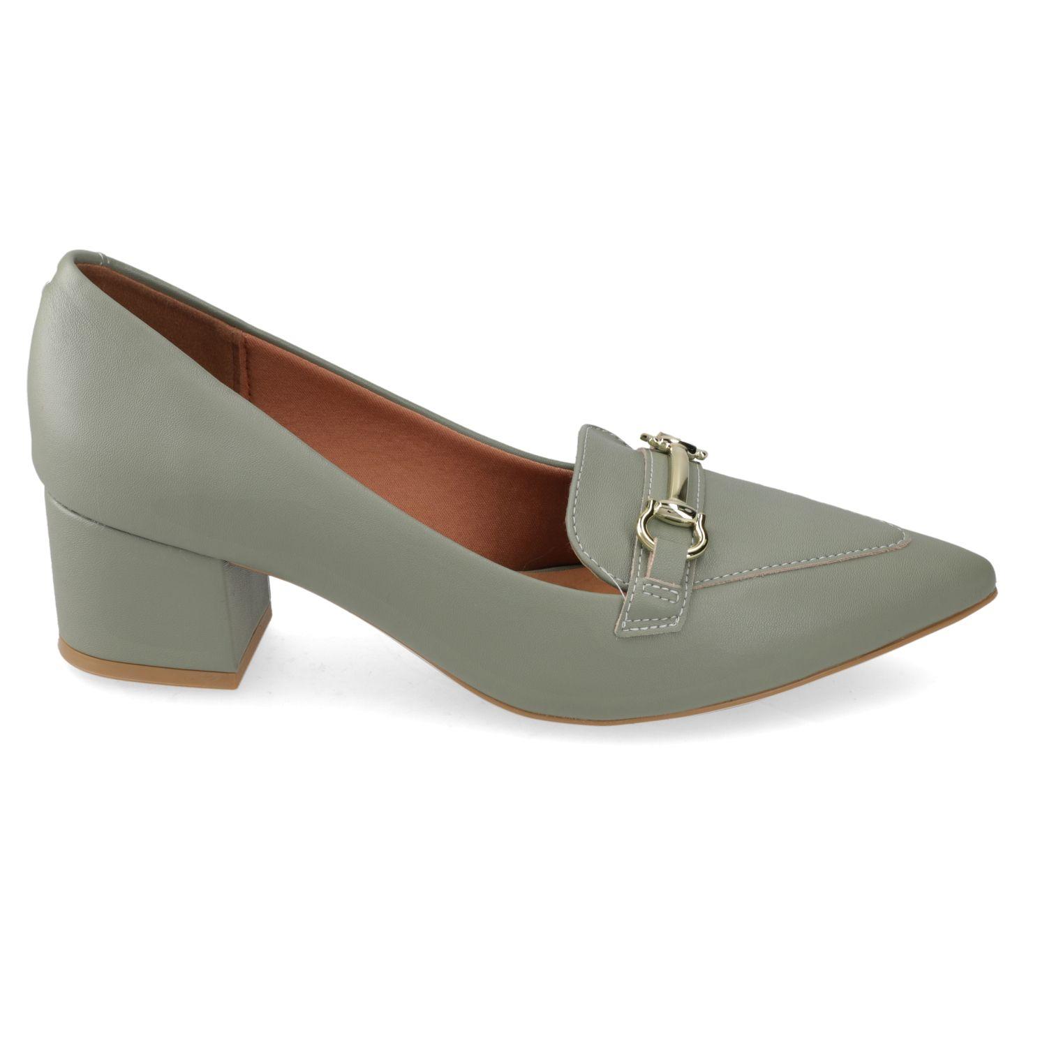 Zapato Taco Vizzano Verde Taco 5 Cm-1