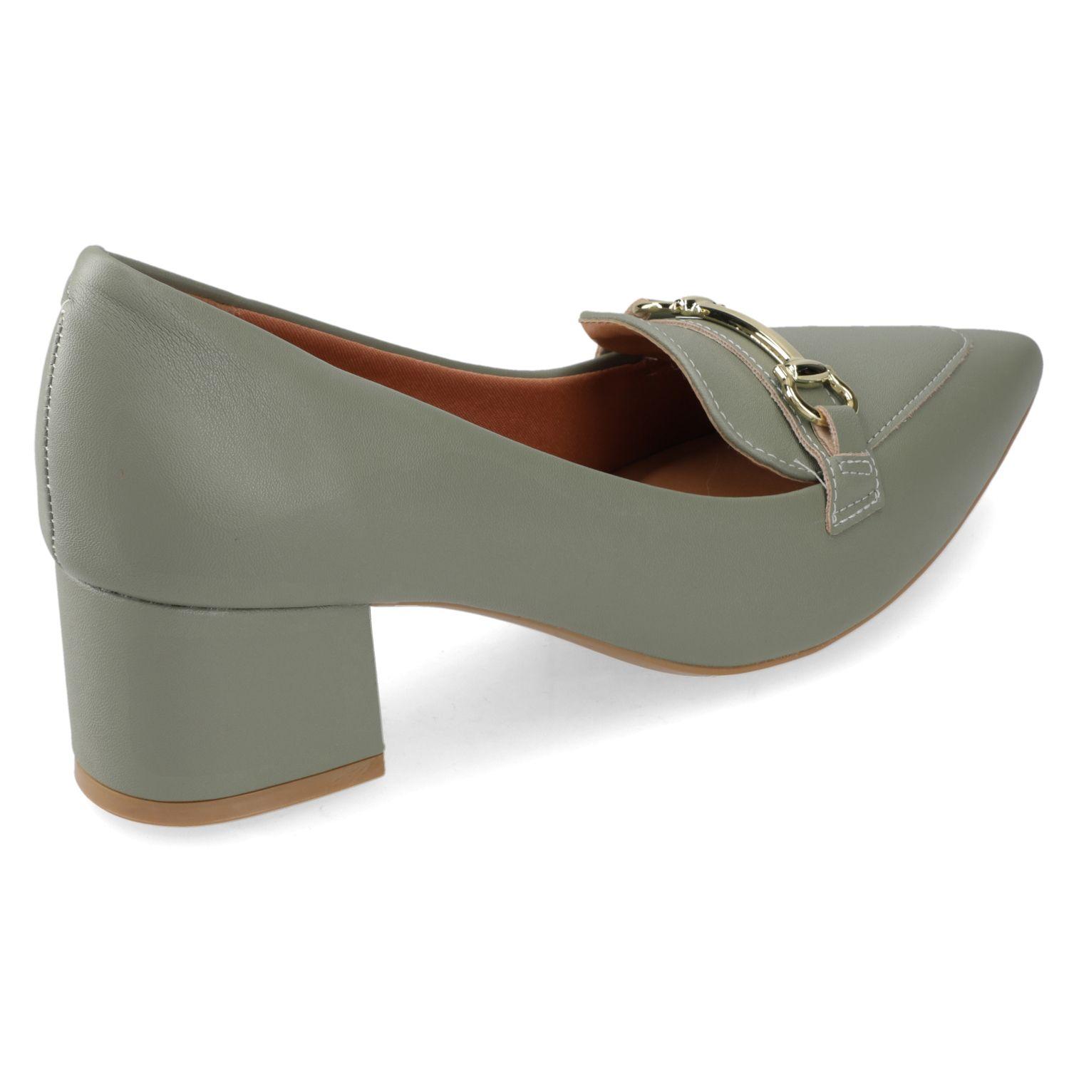 Zapato Taco Vizzano Verde Taco 5 Cm-4