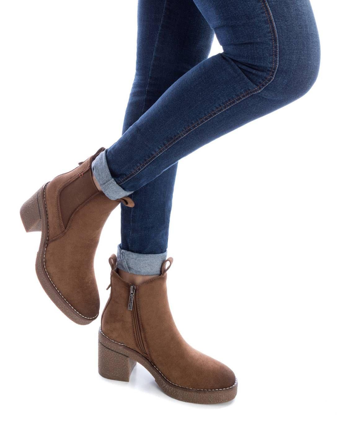 Botin Mujer Gamuza Marron 170990-CA Refresh-1