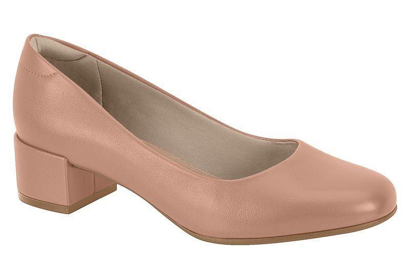 Zapato Mujer Taco Cuadrado Nude 4301-100- Beira Rio-0