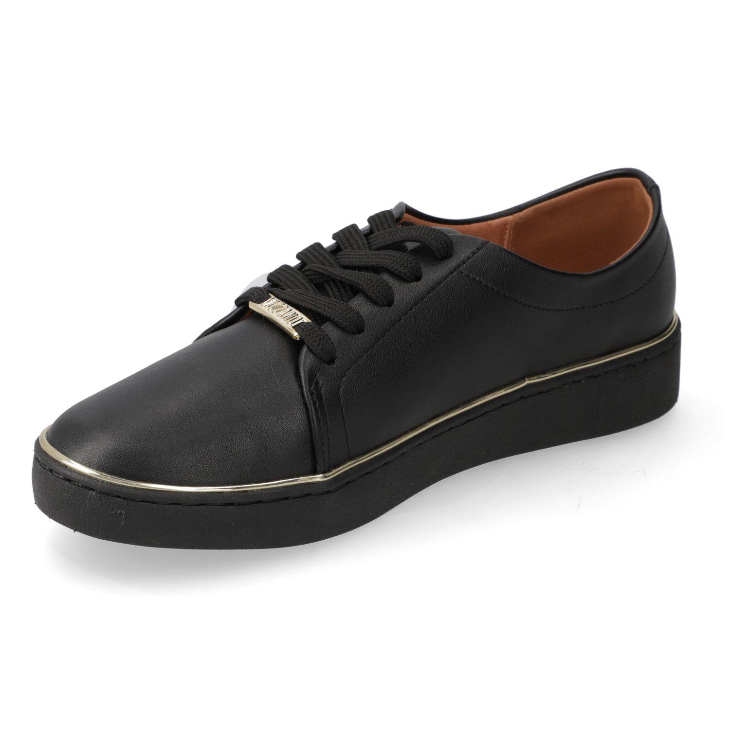 Zapatilla Casual Vizzano Negro Efecto Cuero  Negro 01/Negro Pelica-2