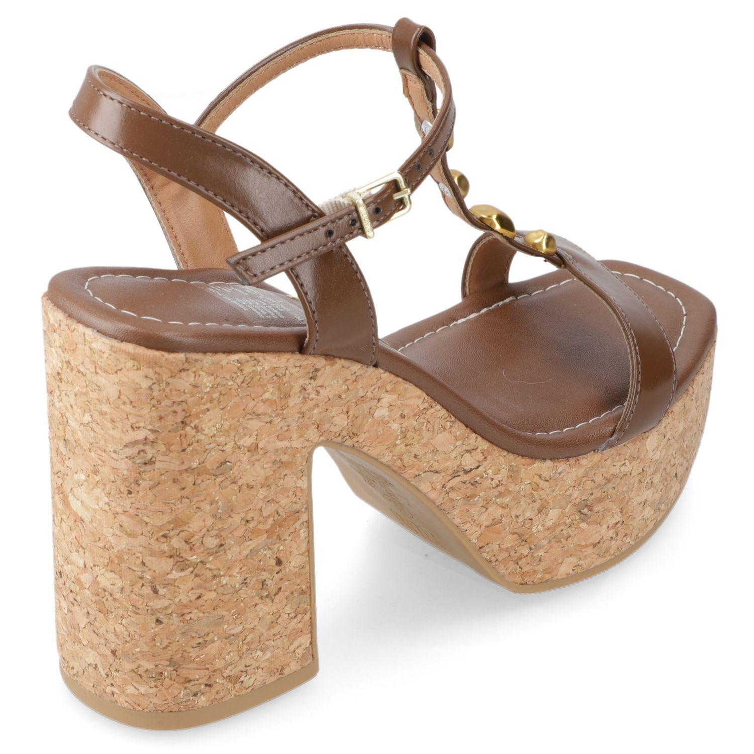 Sandalia Taco Ancho Alto Capuchino Vizzano Ecocuero-3