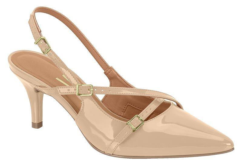 Stiletto Vizzano Beige Taco 7 Cm Efecto Cuero-0