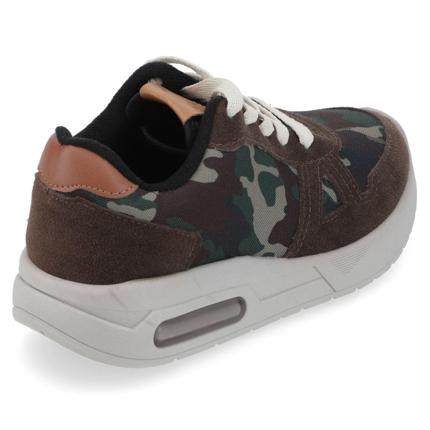 Zapatilla Niño Estilo Camuflaje Molekinho-4