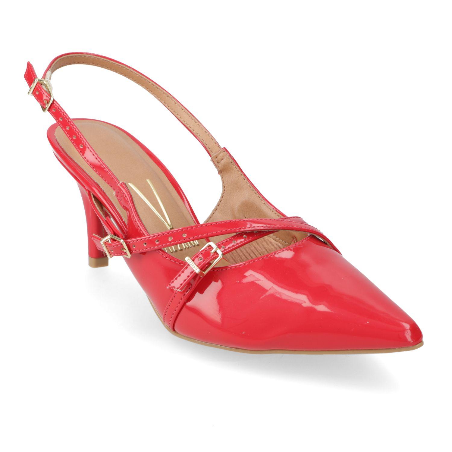 Stiletto Vizzano Rojo Taco 7 Cm-0