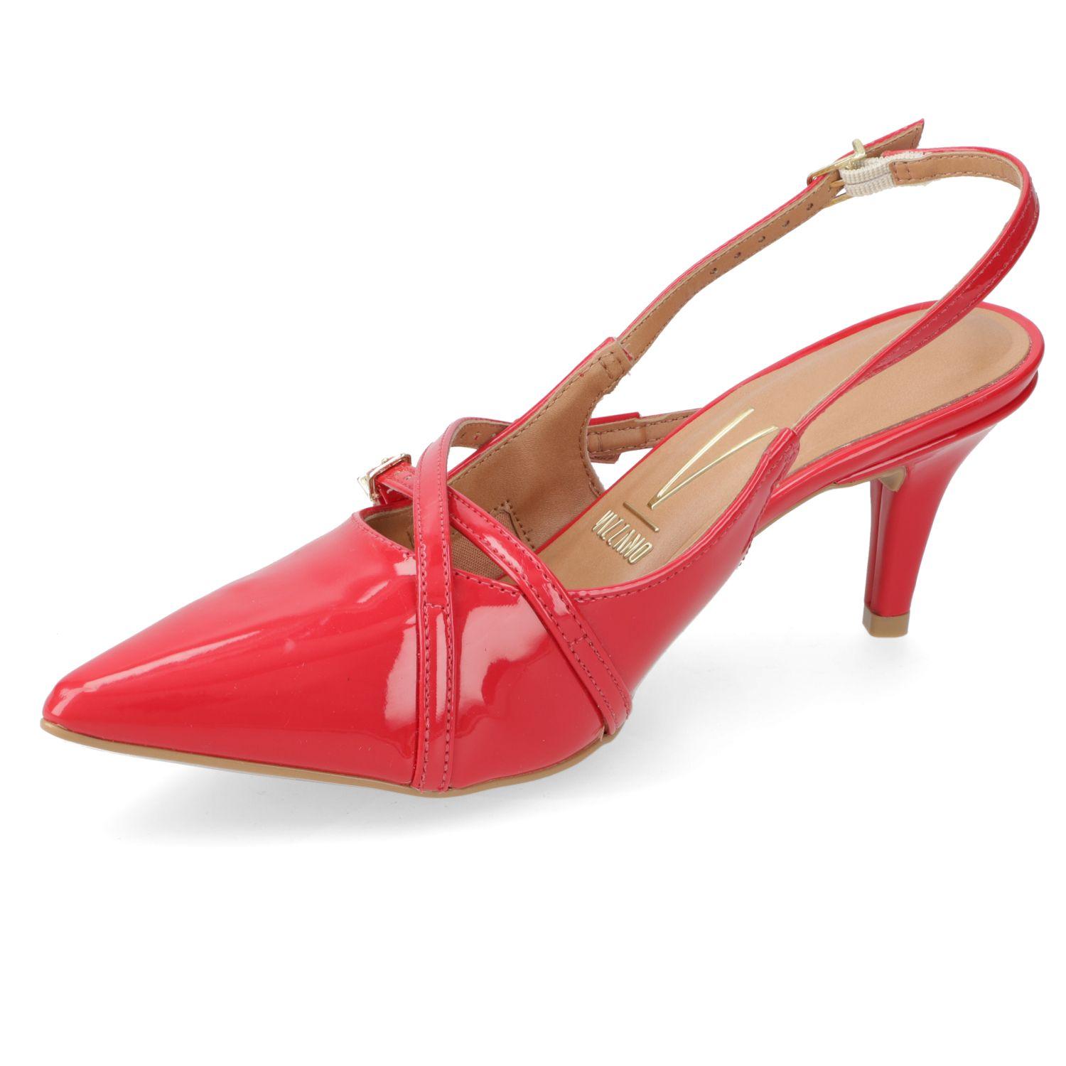 Stiletto Vizzano Rojo Taco 7 Cm-2