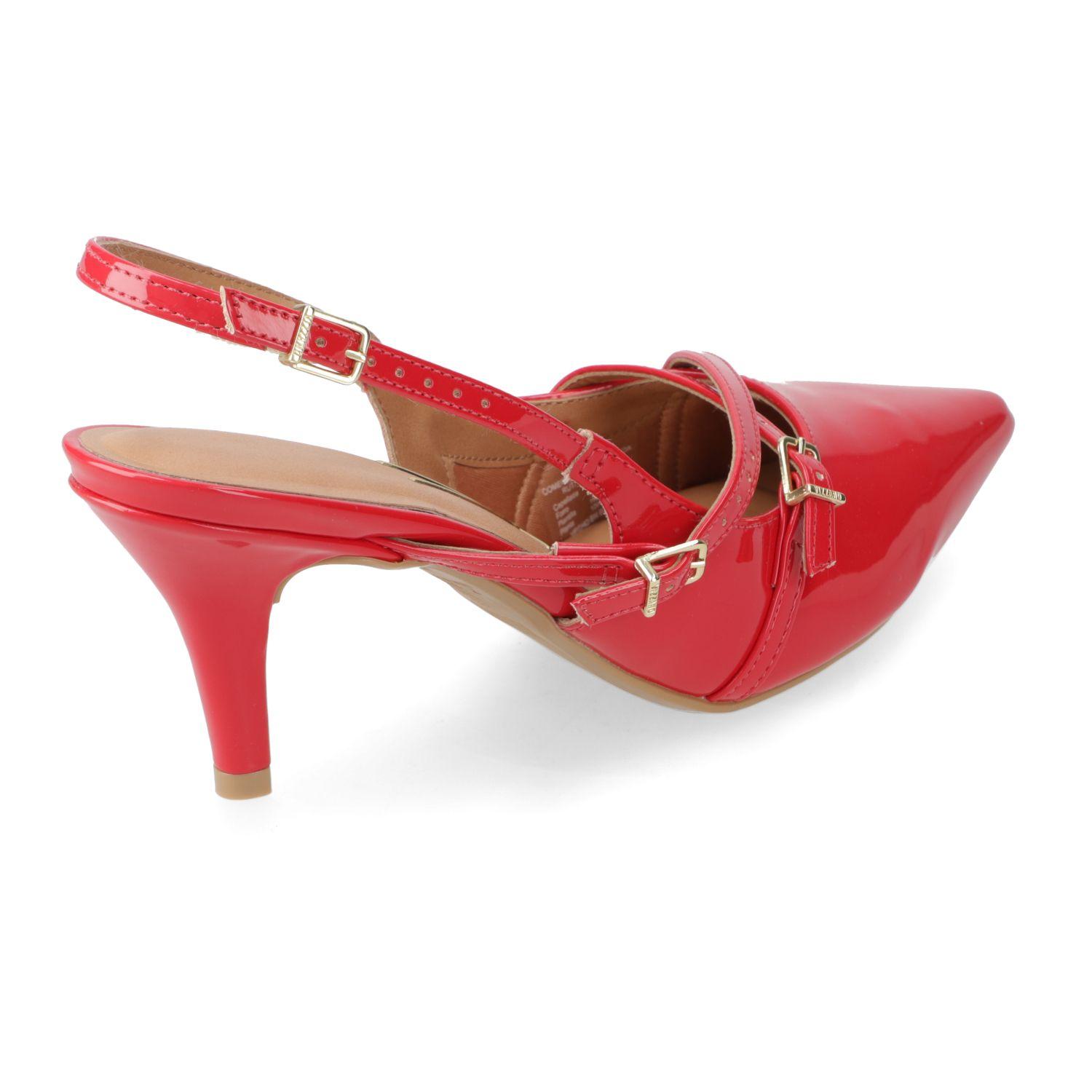 Stiletto Vizzano Rojo Taco 7 Cm-3