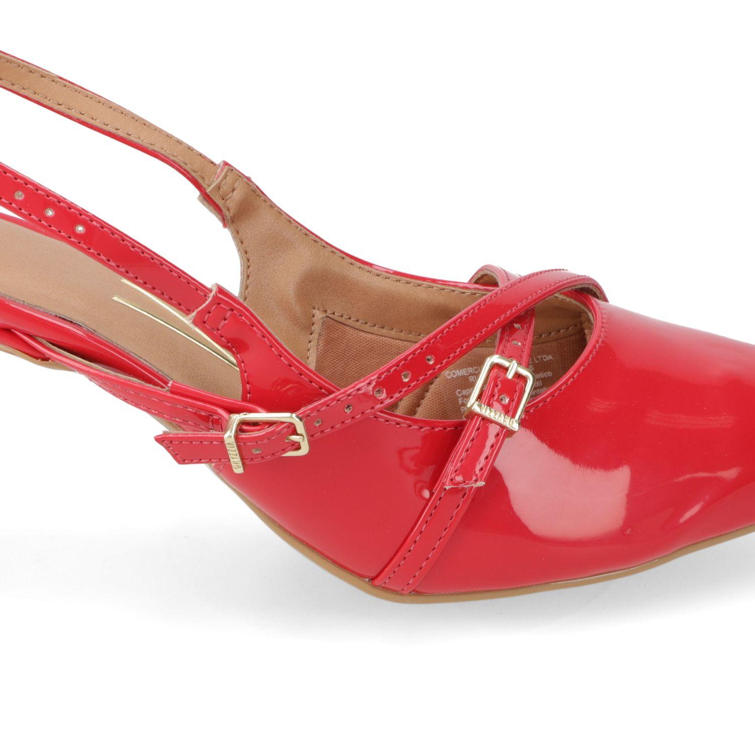 Stiletto Vizzano Rojo Taco 7 Cm-4