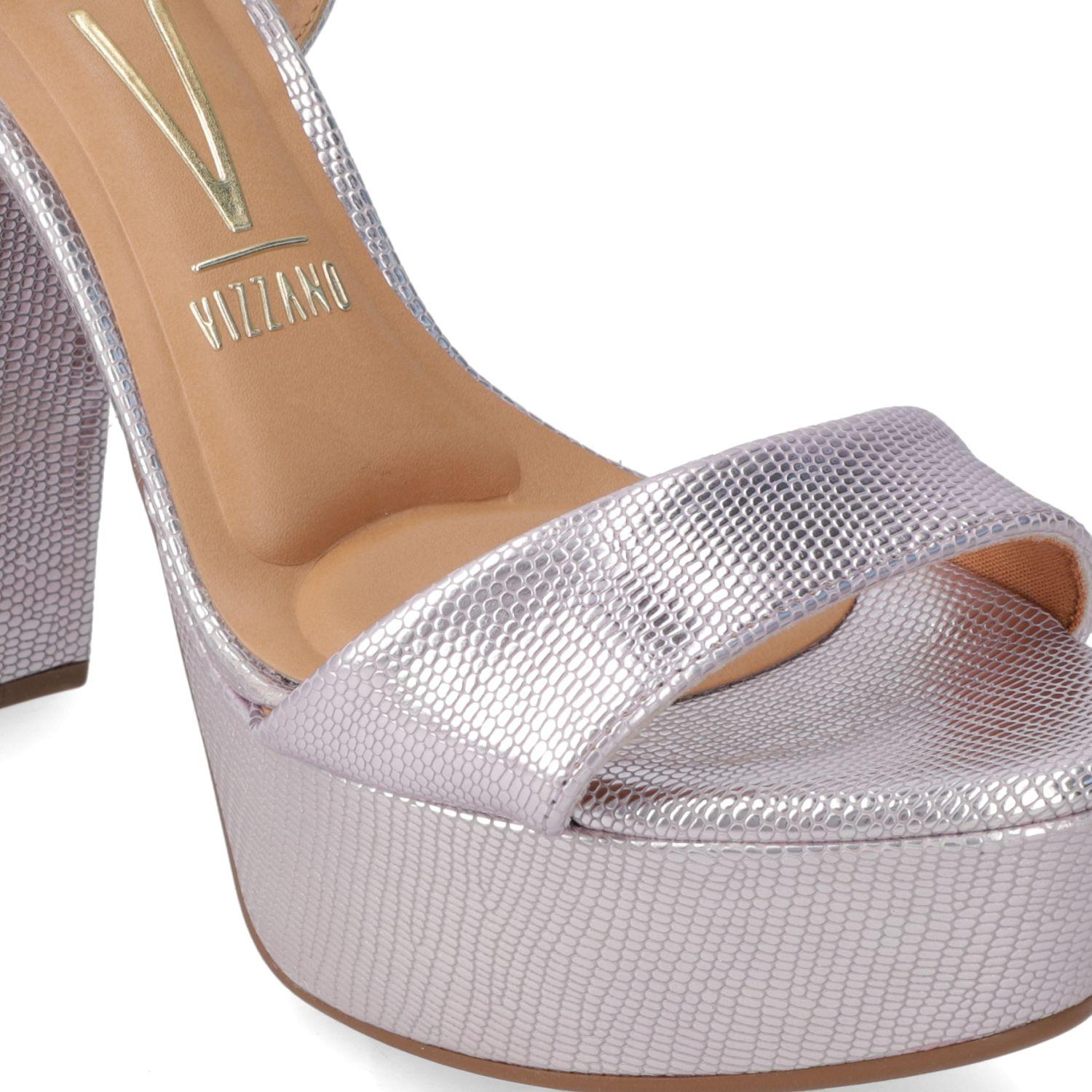 Sandalia Taco Vizzano Morado 10434-5