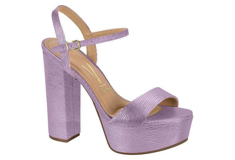 Sandalia Taco Vizzano Morado 10434-6