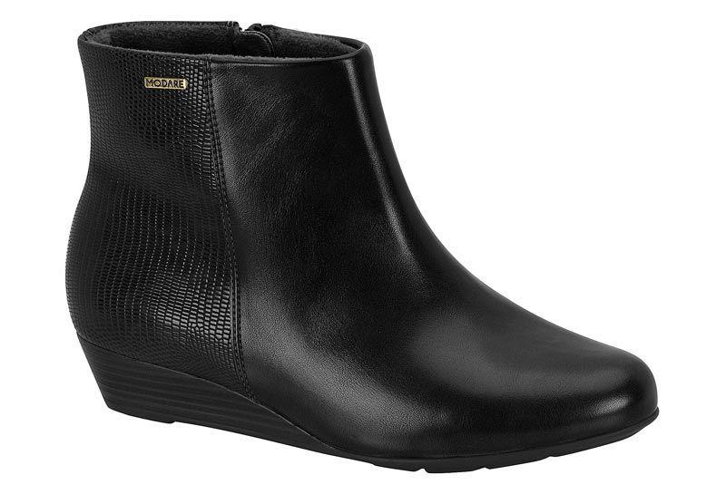 Botin Mujer Negro 7076-100- Modare-0