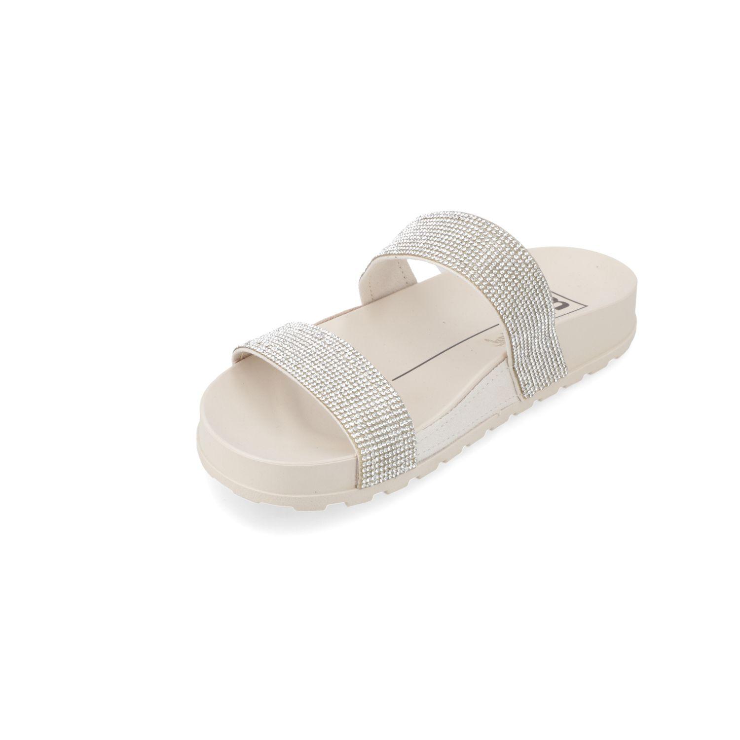 Sandalia Plana Moleca Blanco 13412-2