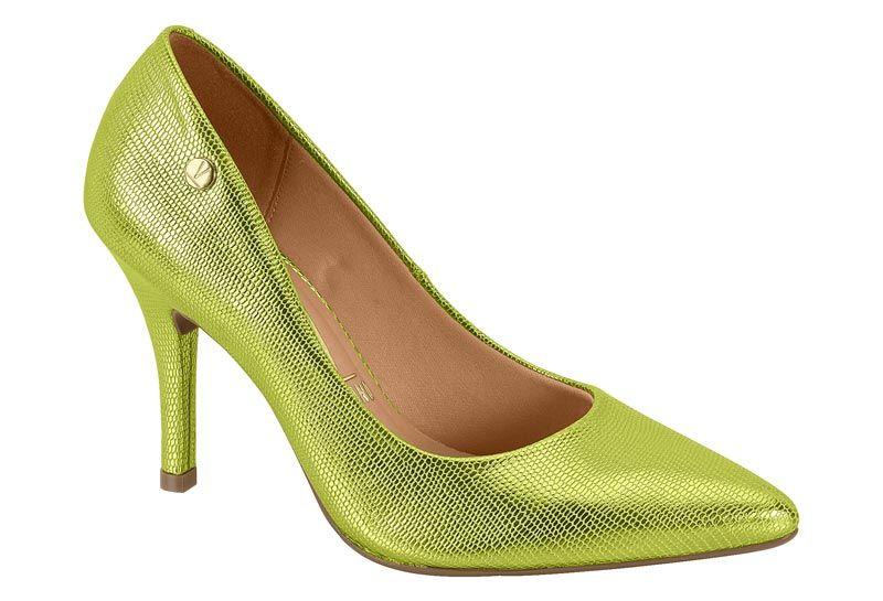 Stiletto Vizzano Amarillo Taco 10 Cm Efecto Cuero-0