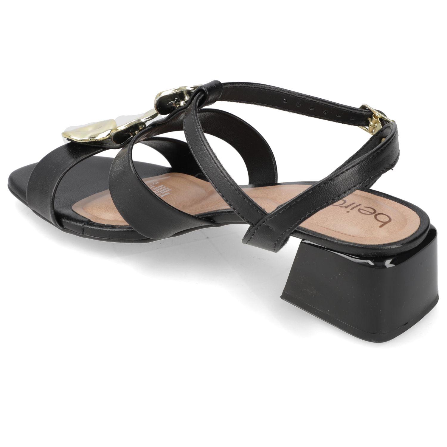 Sandalia Taco Beira Rio 16809 Negro-3