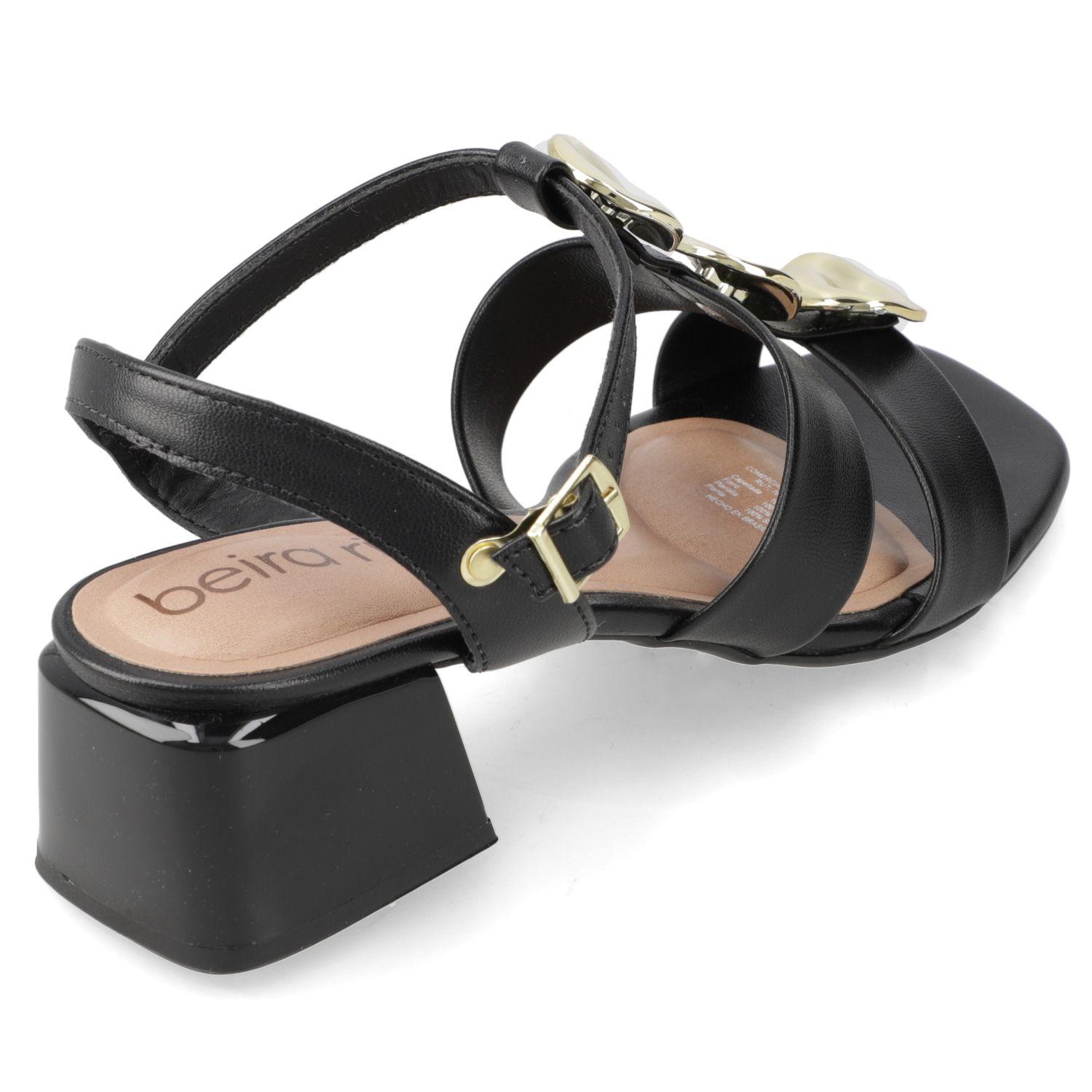 Sandalia Taco Beira Rio 16809 Negro-4