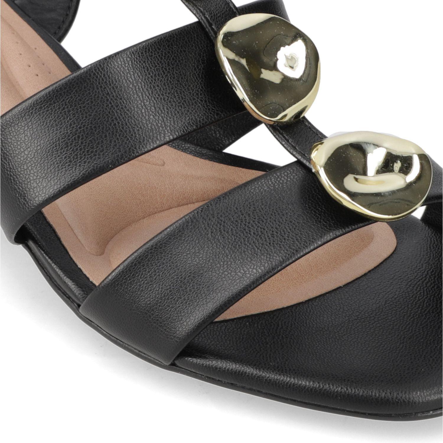 Sandalia Taco Beira Rio 16809 Negro-5