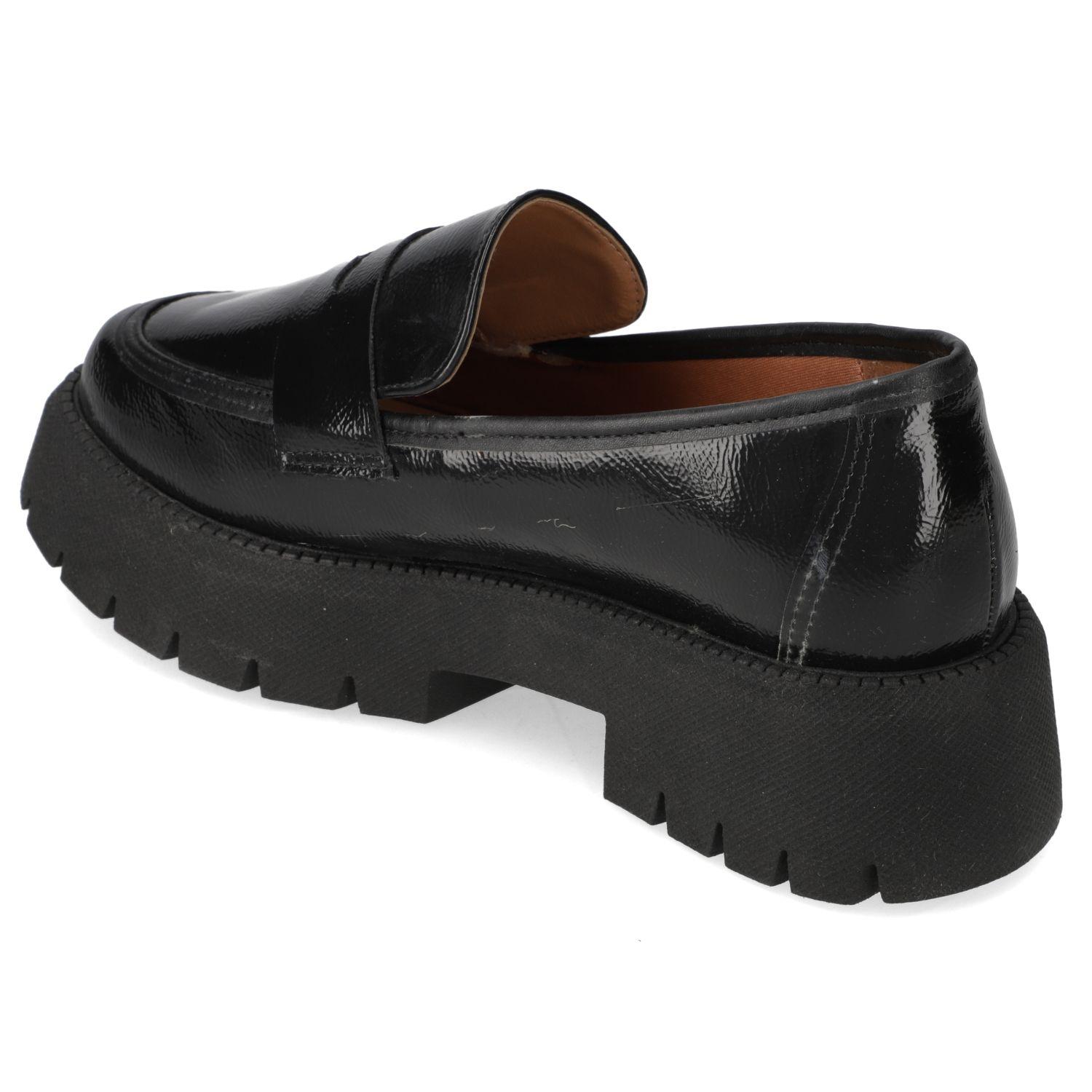 Mocasin Vizzano Negro Sintético-3
