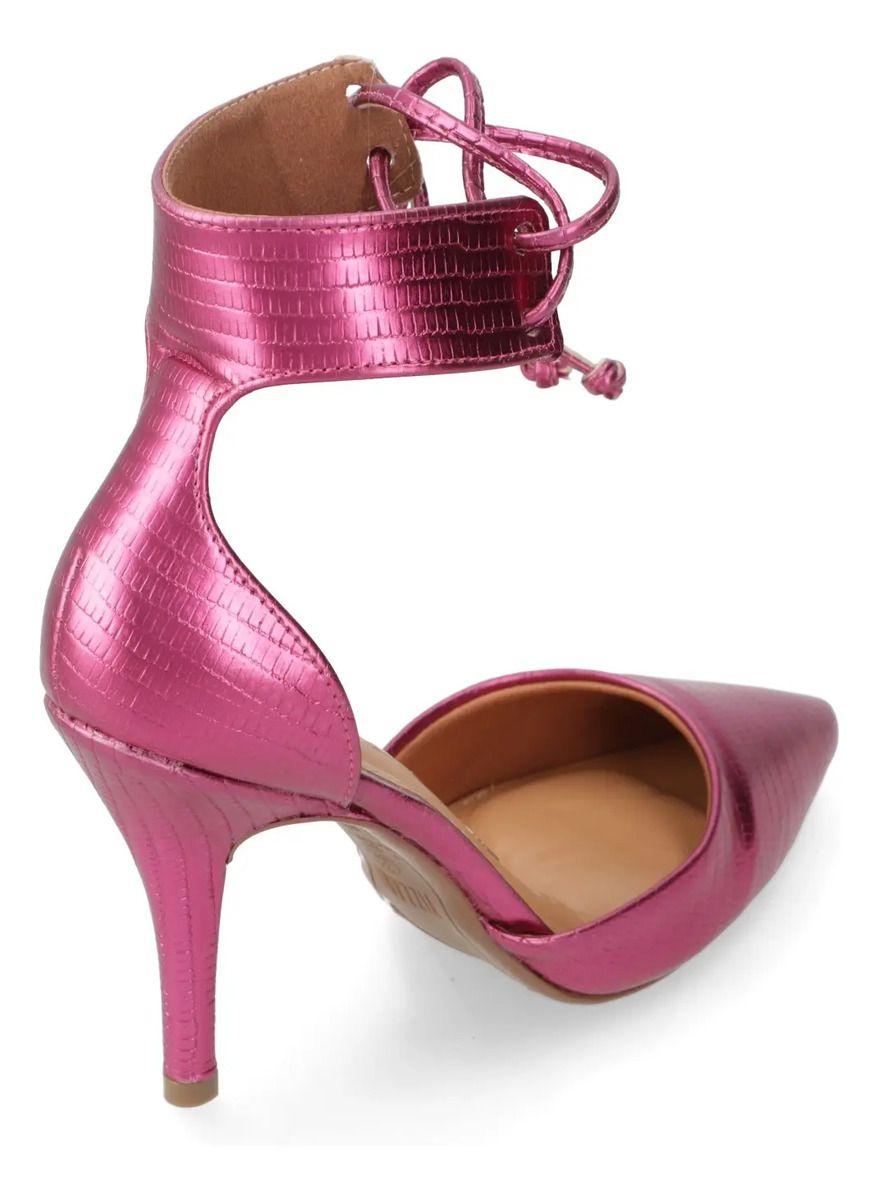 Zapato Vizzano Mujer Taco Aguja Stiletto Magenta-3