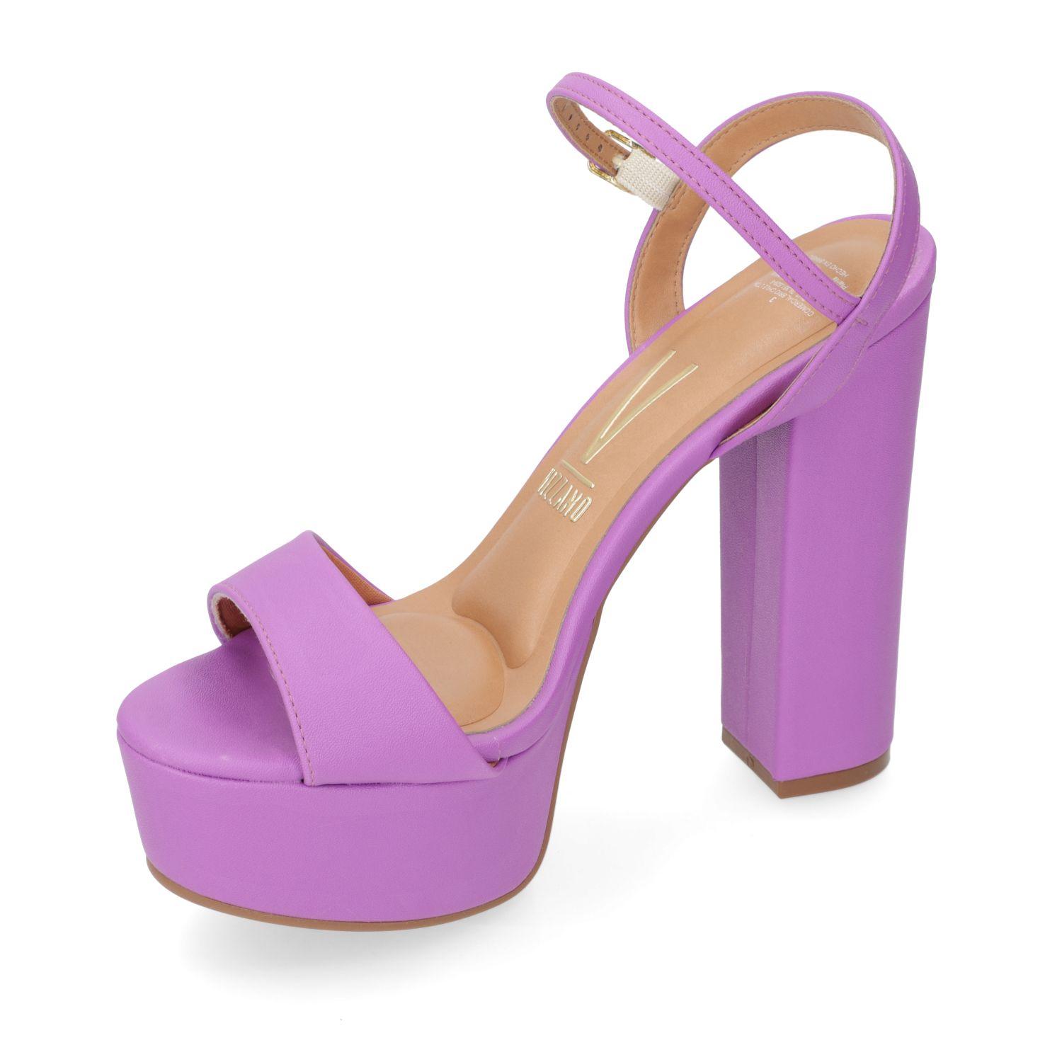 Sandalia Taco Vizzano Morado 14077-2