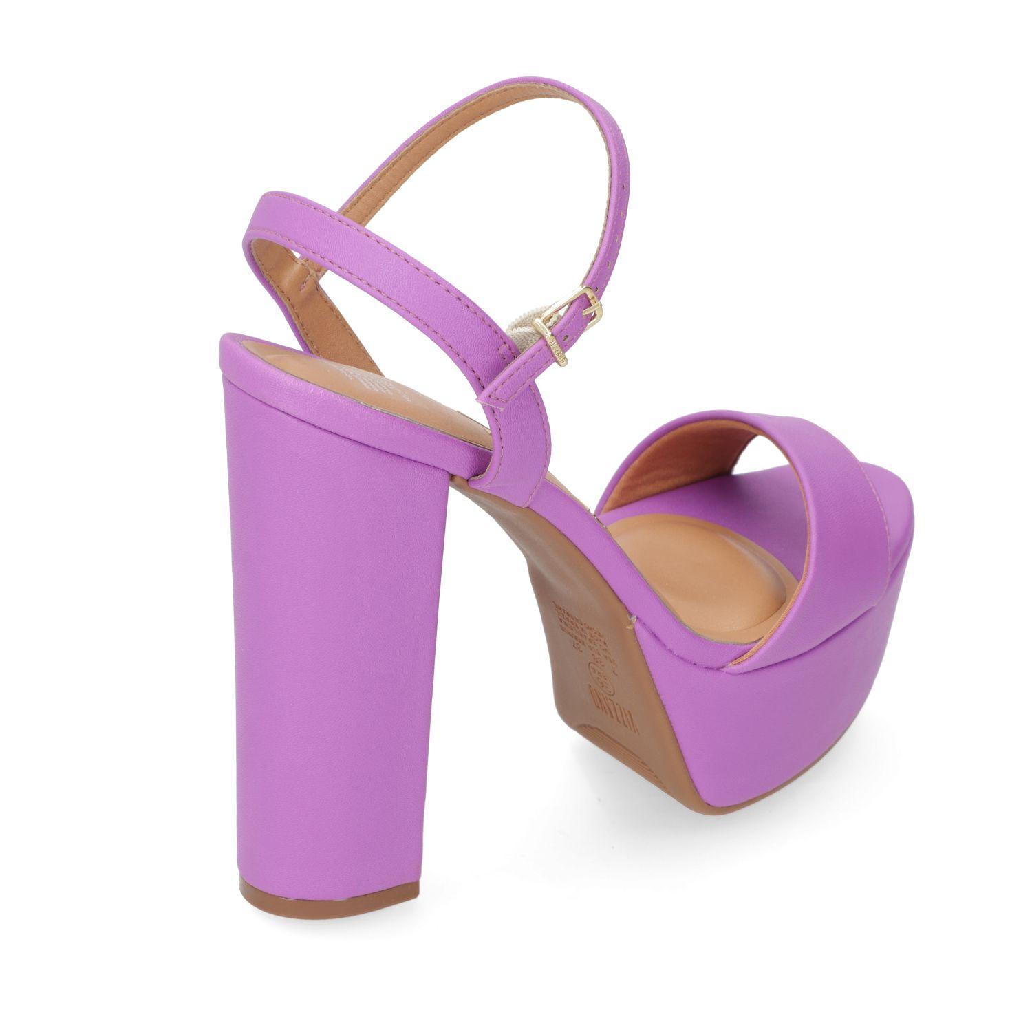 Sandalia Taco Vizzano Morado 14077-3