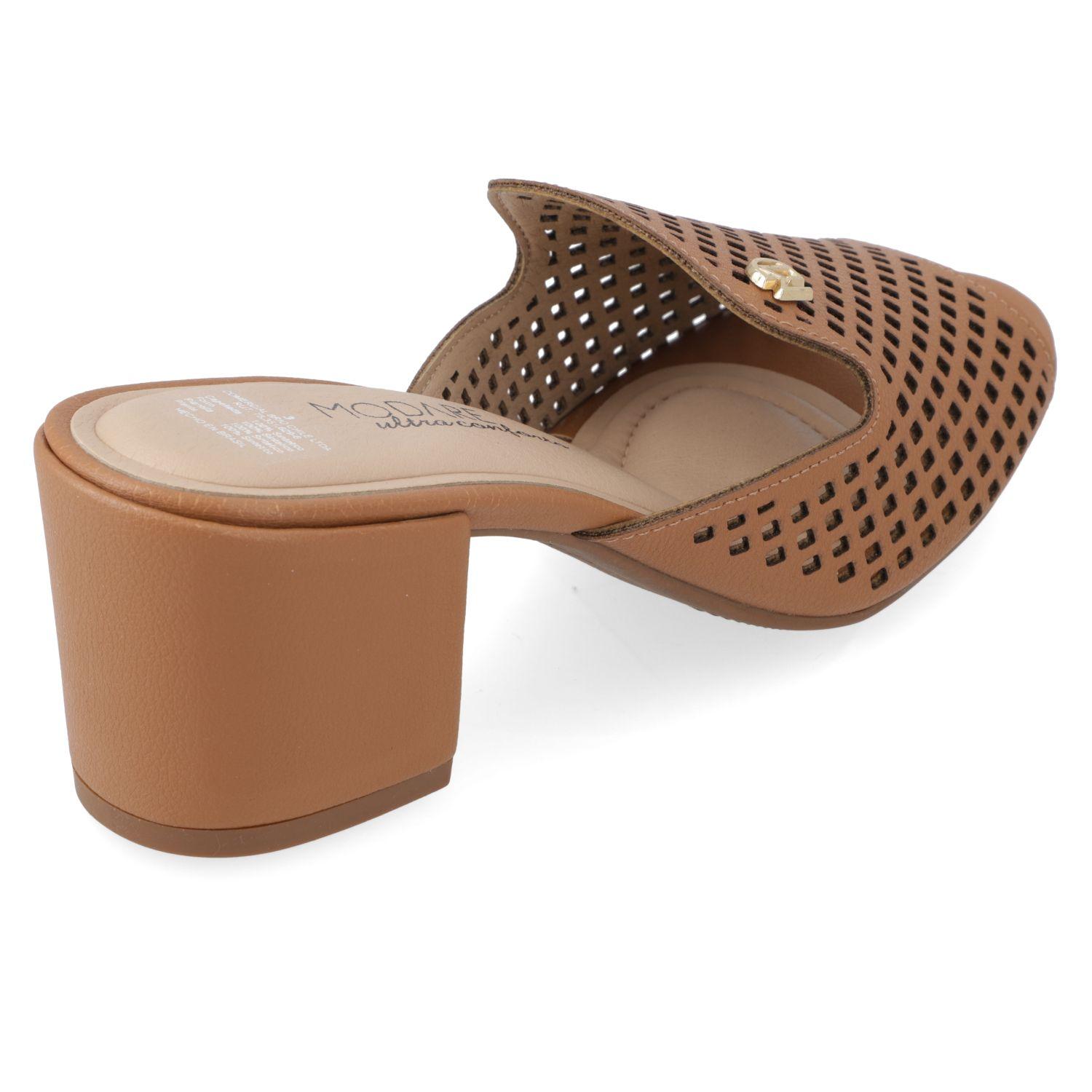 Sandalia Taco Modare Camel 15465-3