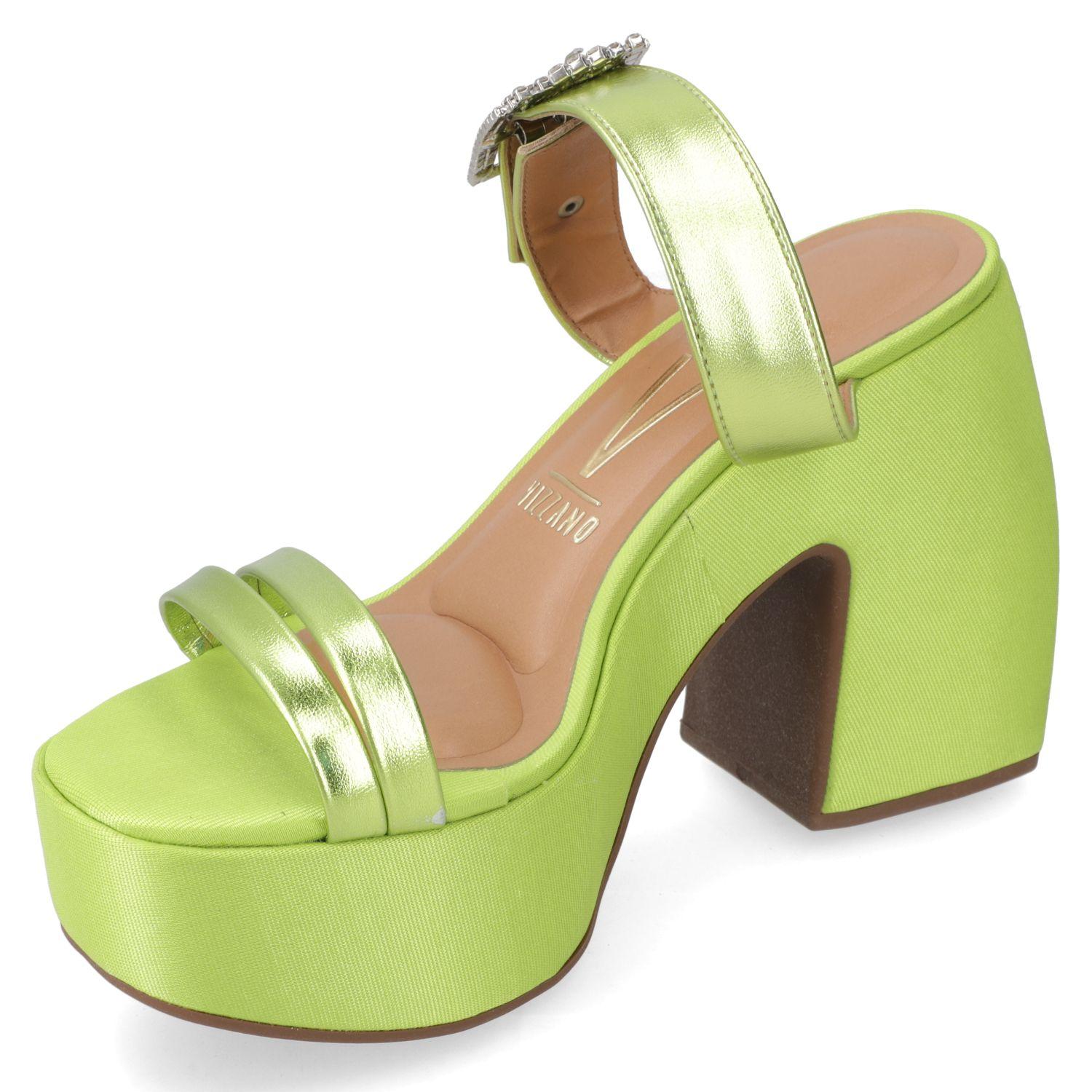 Sandalia Taco Vizzano Verde 10282-2