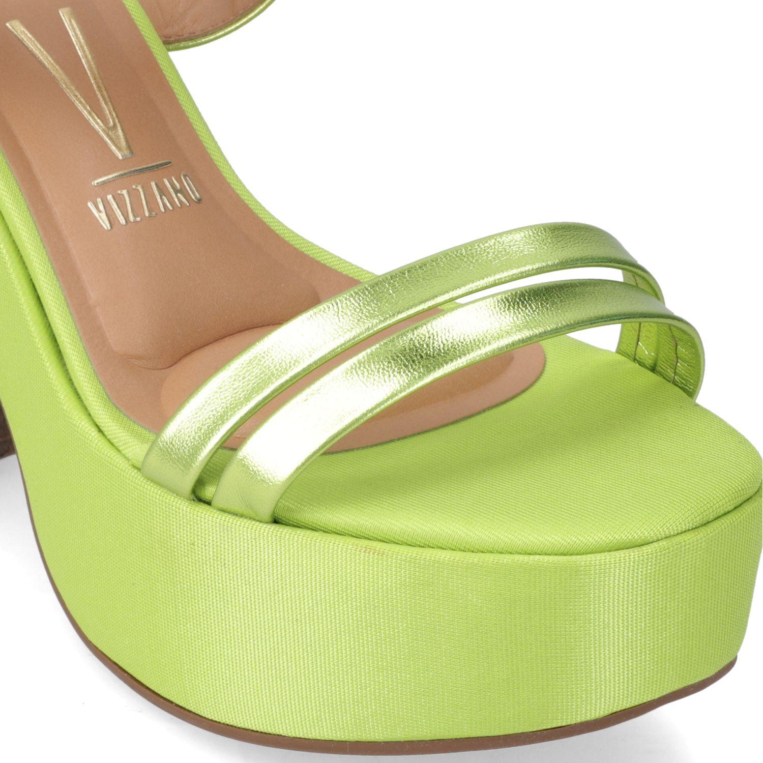 Sandalia Taco Vizzano Verde 10282-5