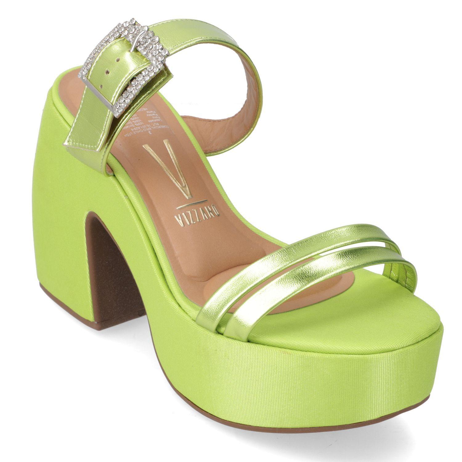 Sandalia Taco Vizzano Verde 10282-0
