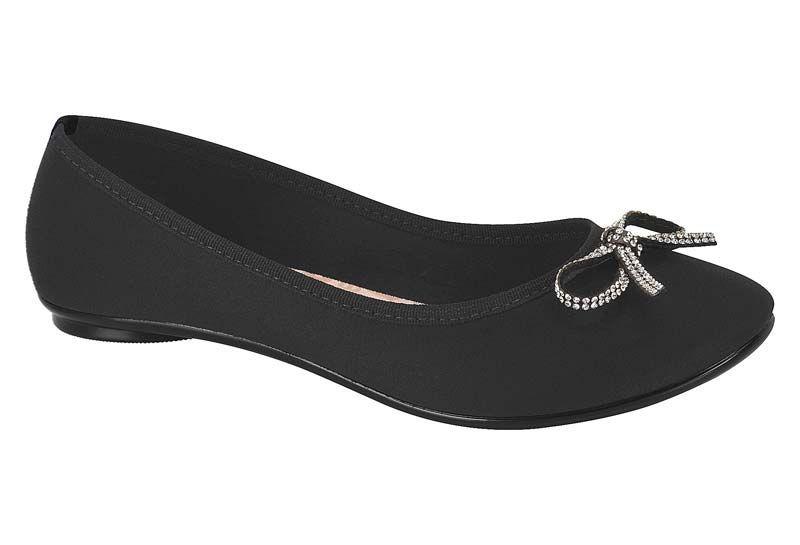 Ballerina Mujer Gamuza Negro 5726-130- Moleca-0