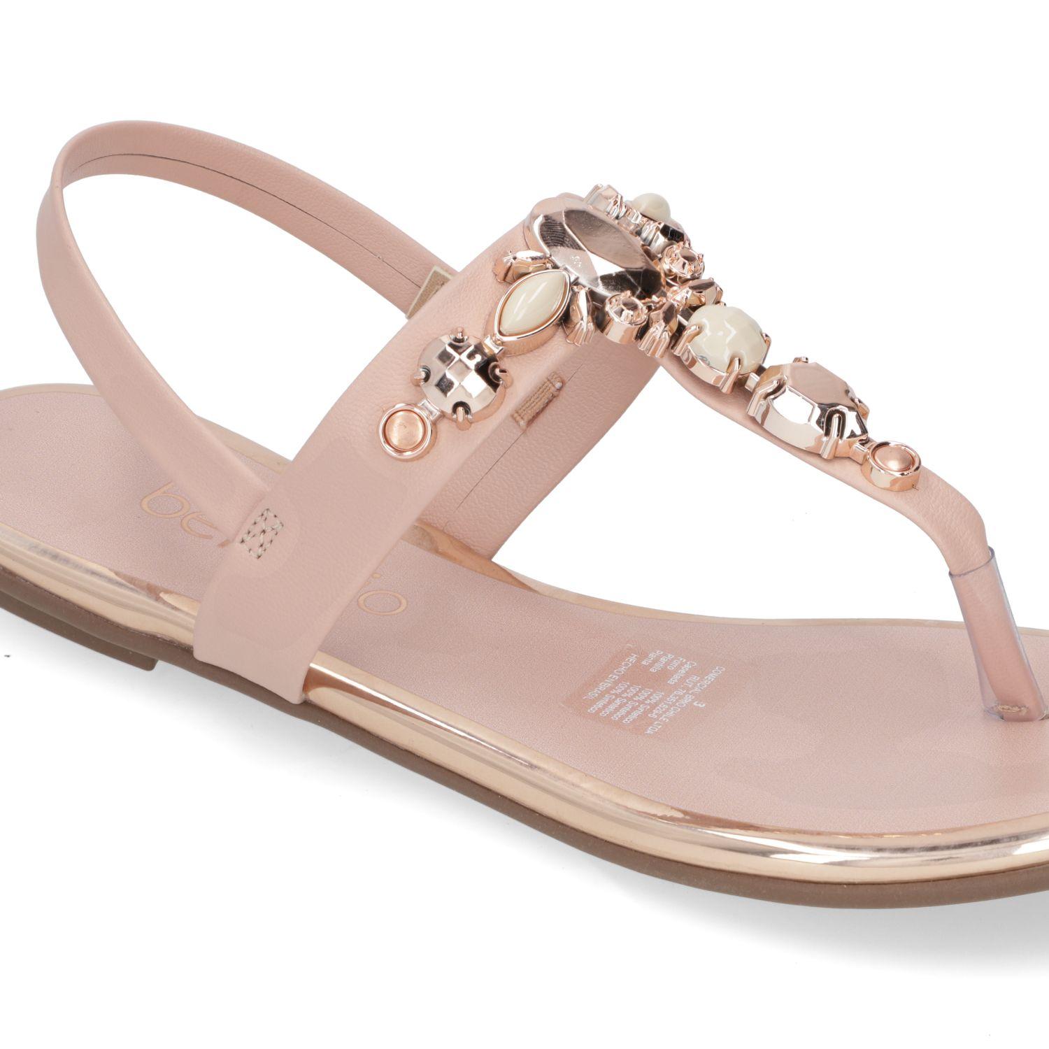 Sandalia Plana Beira Rio Rosado 11074-4