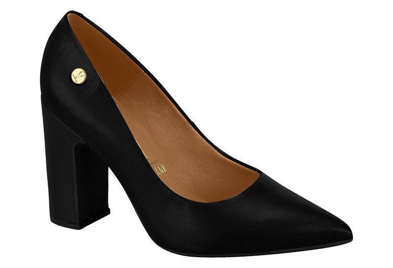 Zapato Mujer Taco Cuadrado Negro 1285-400- Vizzano-0