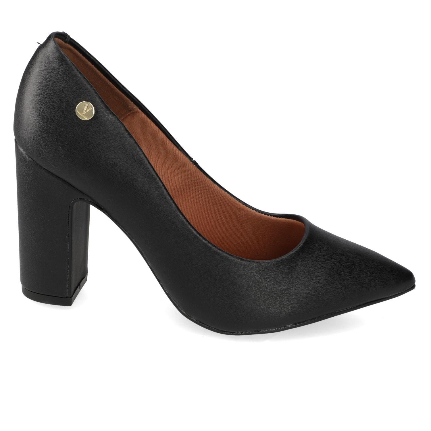 Zapato Mujer Taco Cuadrado Negro 1285-400- Vizzano-1