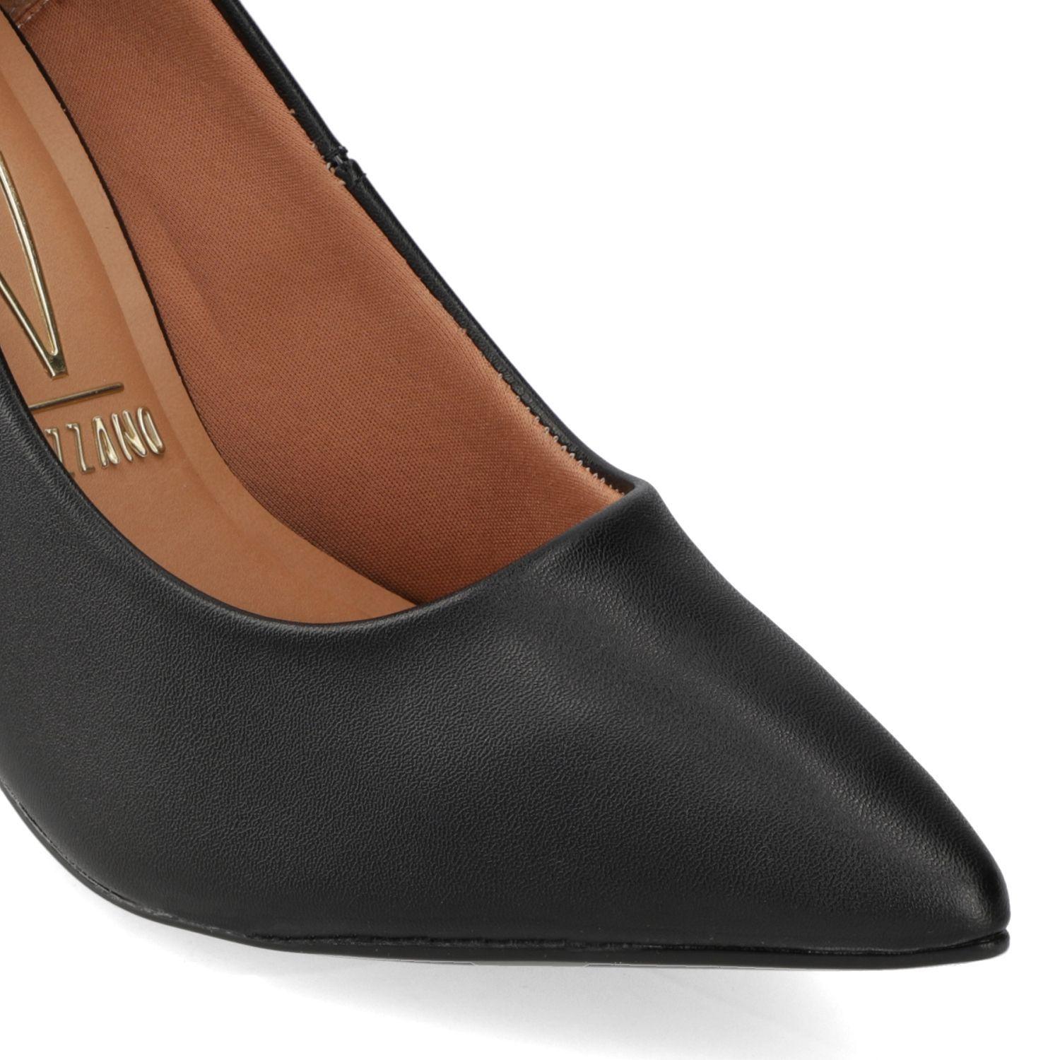 Zapato Mujer Taco Cuadrado Negro 1285-400- Vizzano-5
