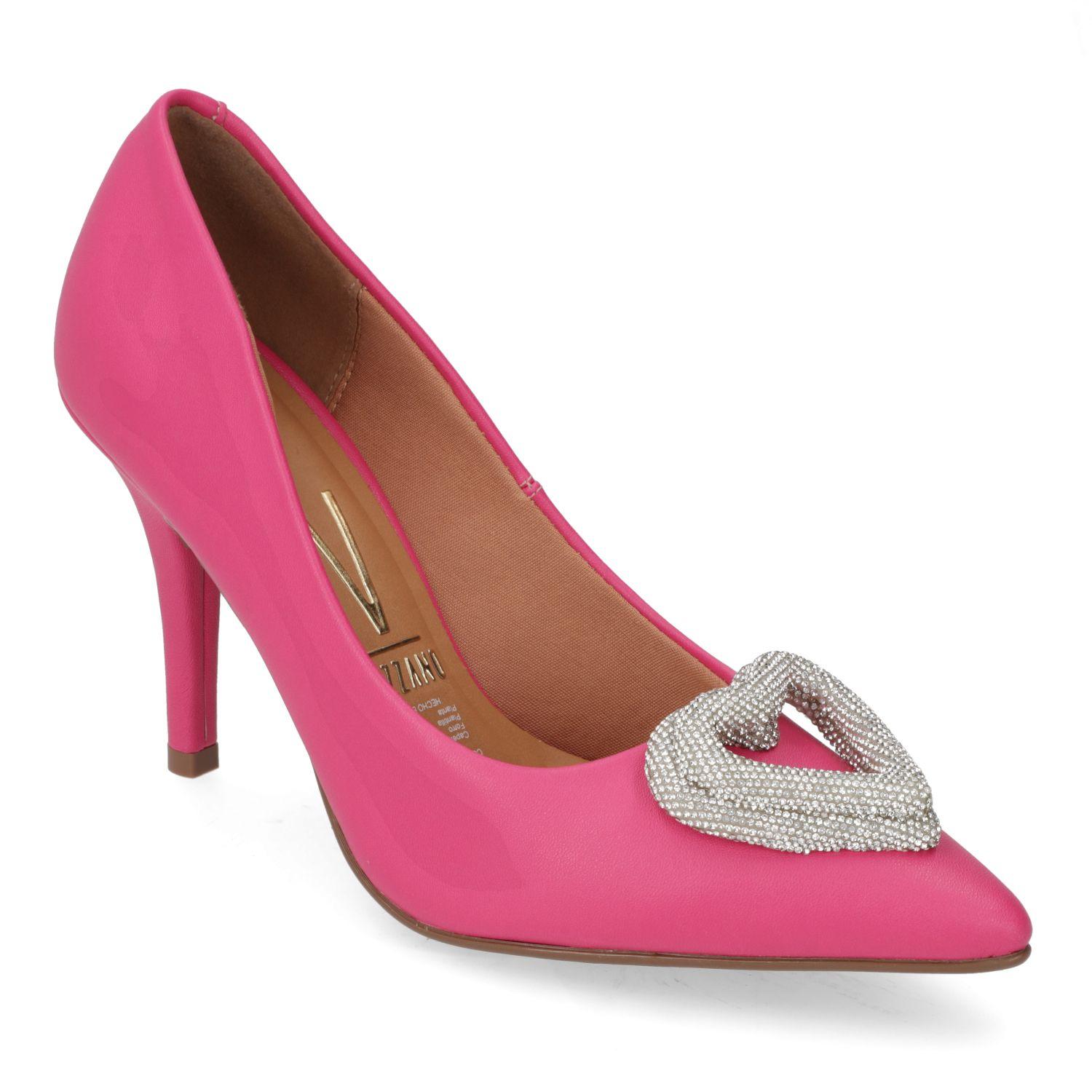 Zapato De Mujer Taco Aguja Stiletto Rosa 11 - Vizzano-1