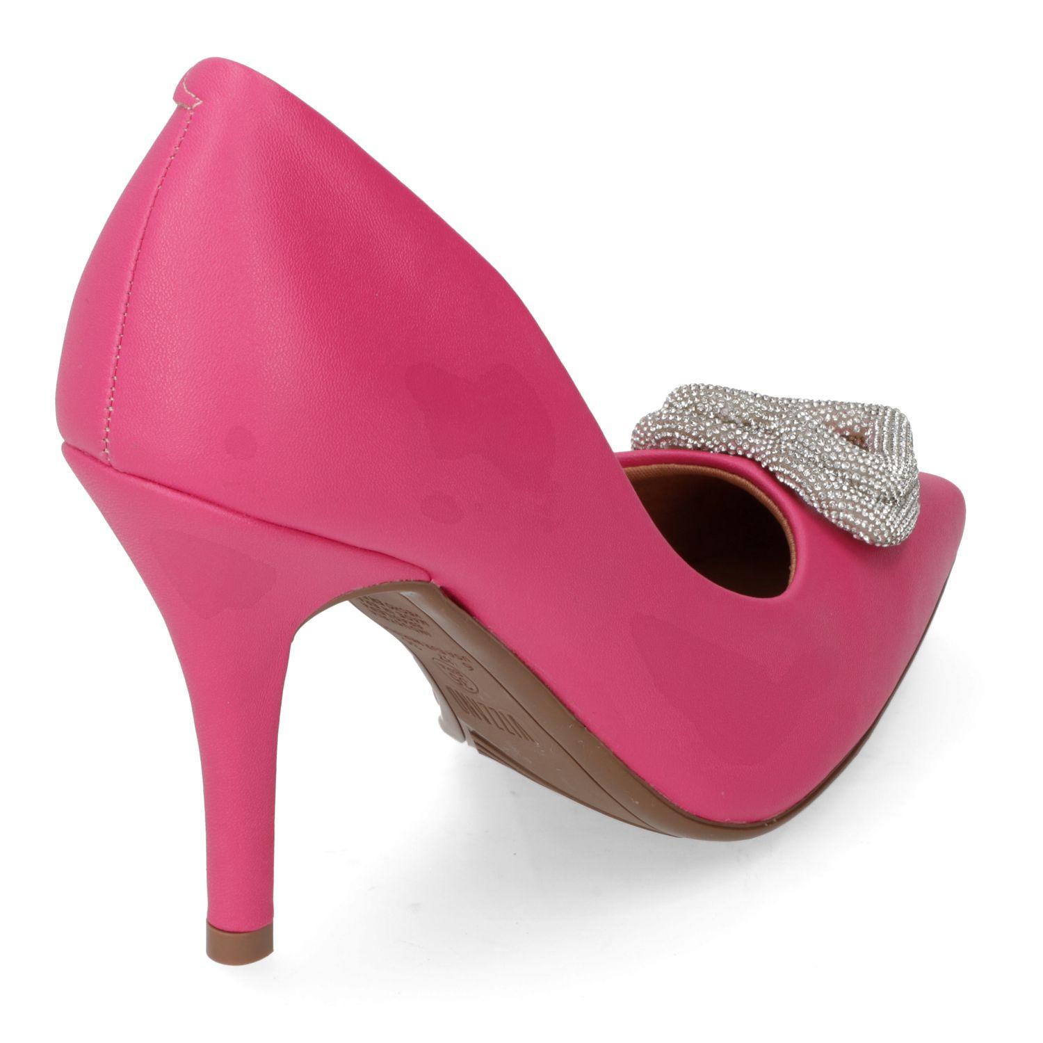 Zapato De Mujer Taco Aguja Stiletto Rosa 11 - Vizzano-3