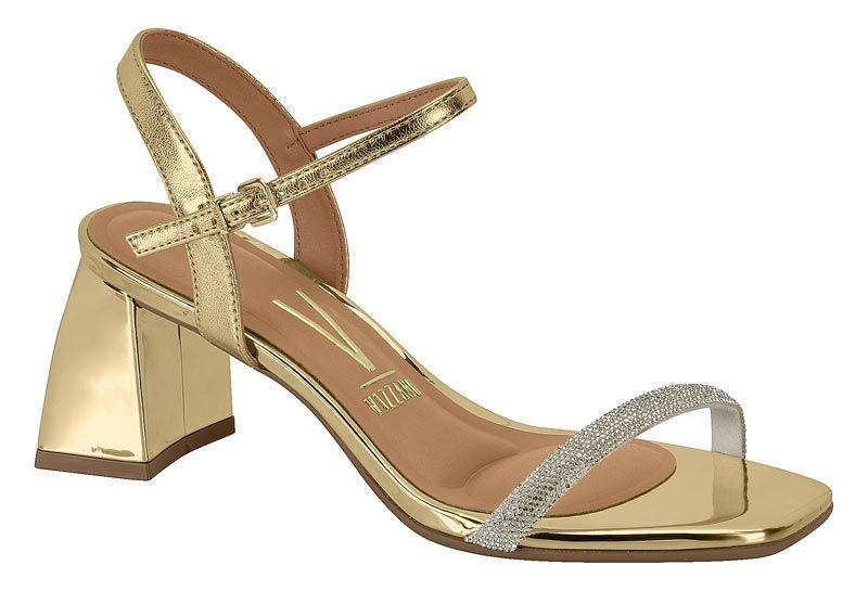Sandalia Taco Vizzano Dorado 13751-0