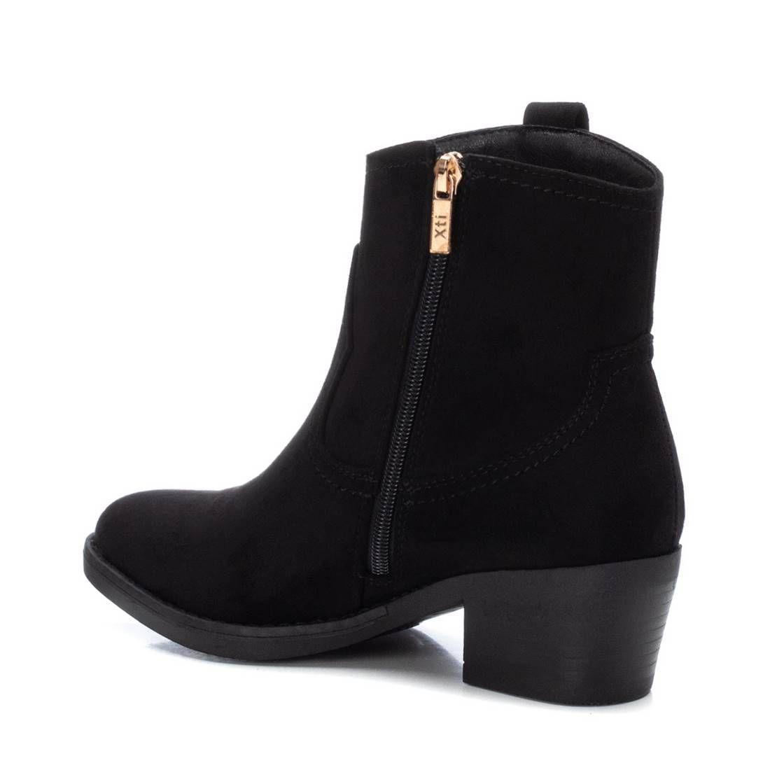Botin Mujer Gamuza Negro 142039-NE XTI-3