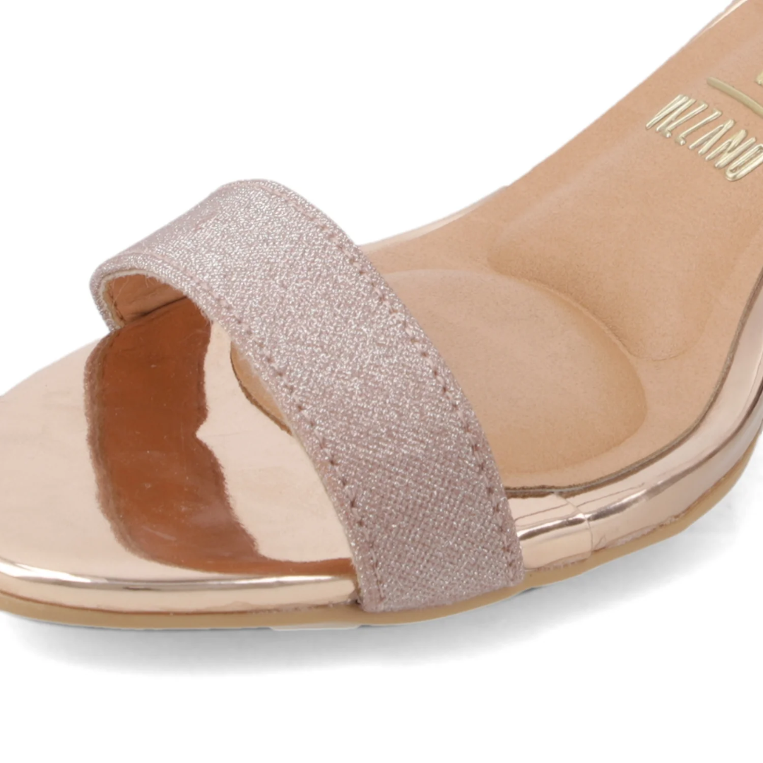 Sandalia Fiesta Taco Ancho Rose Gold Vizzano Mujer-2