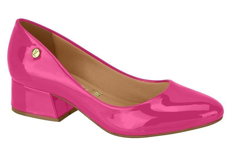 Zapato Mujer Taco Cuadrado Charol Pink 1346-100- Vizzano-0