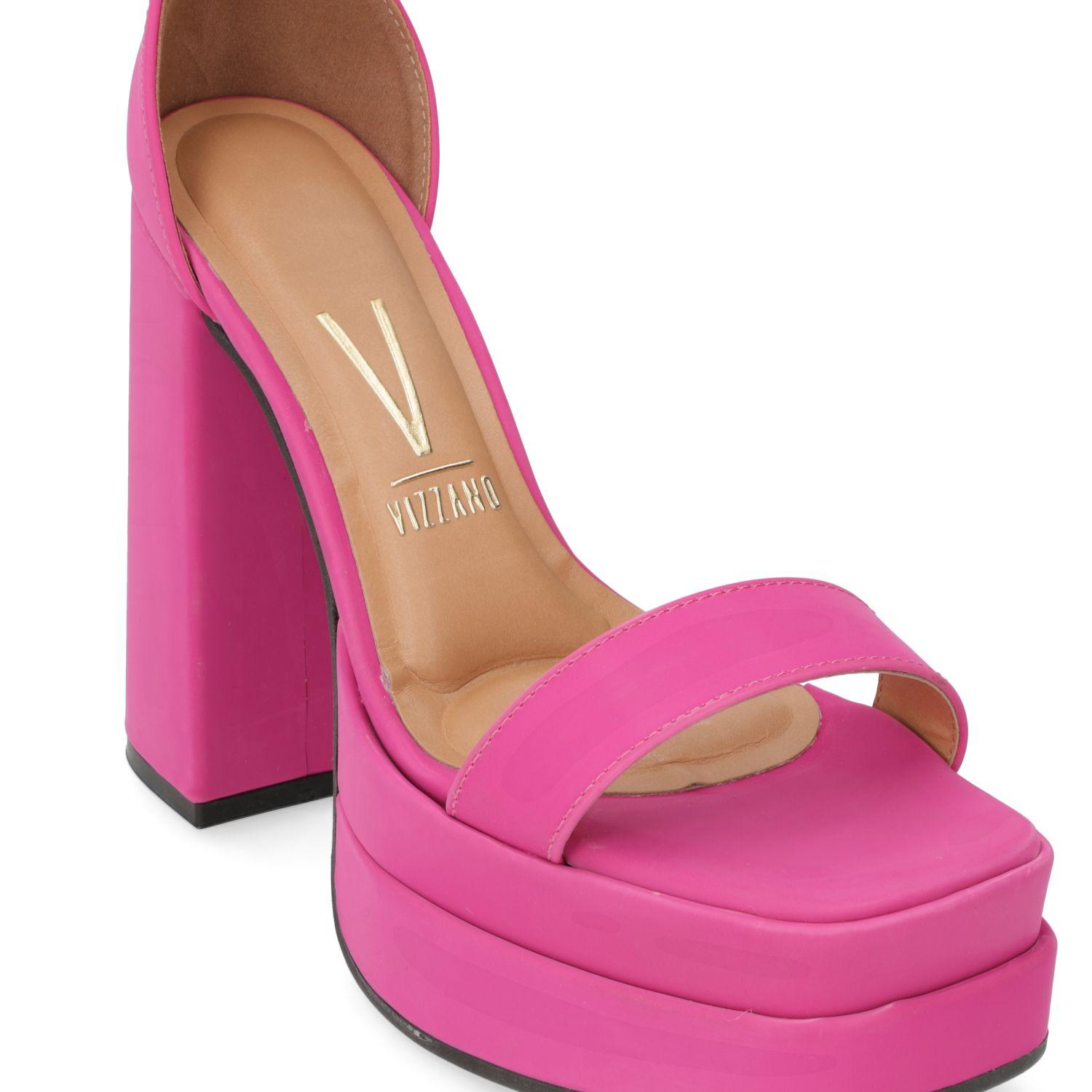 Sandalia Taco Vizzano Rosado-4