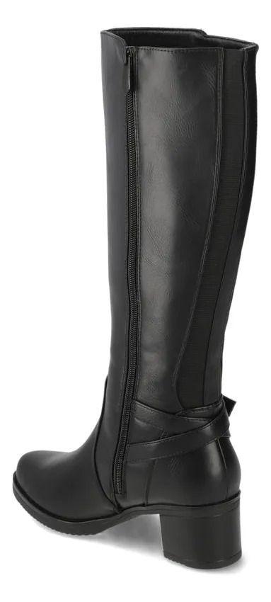 Bota Mujer Taco Negro New Walk-2