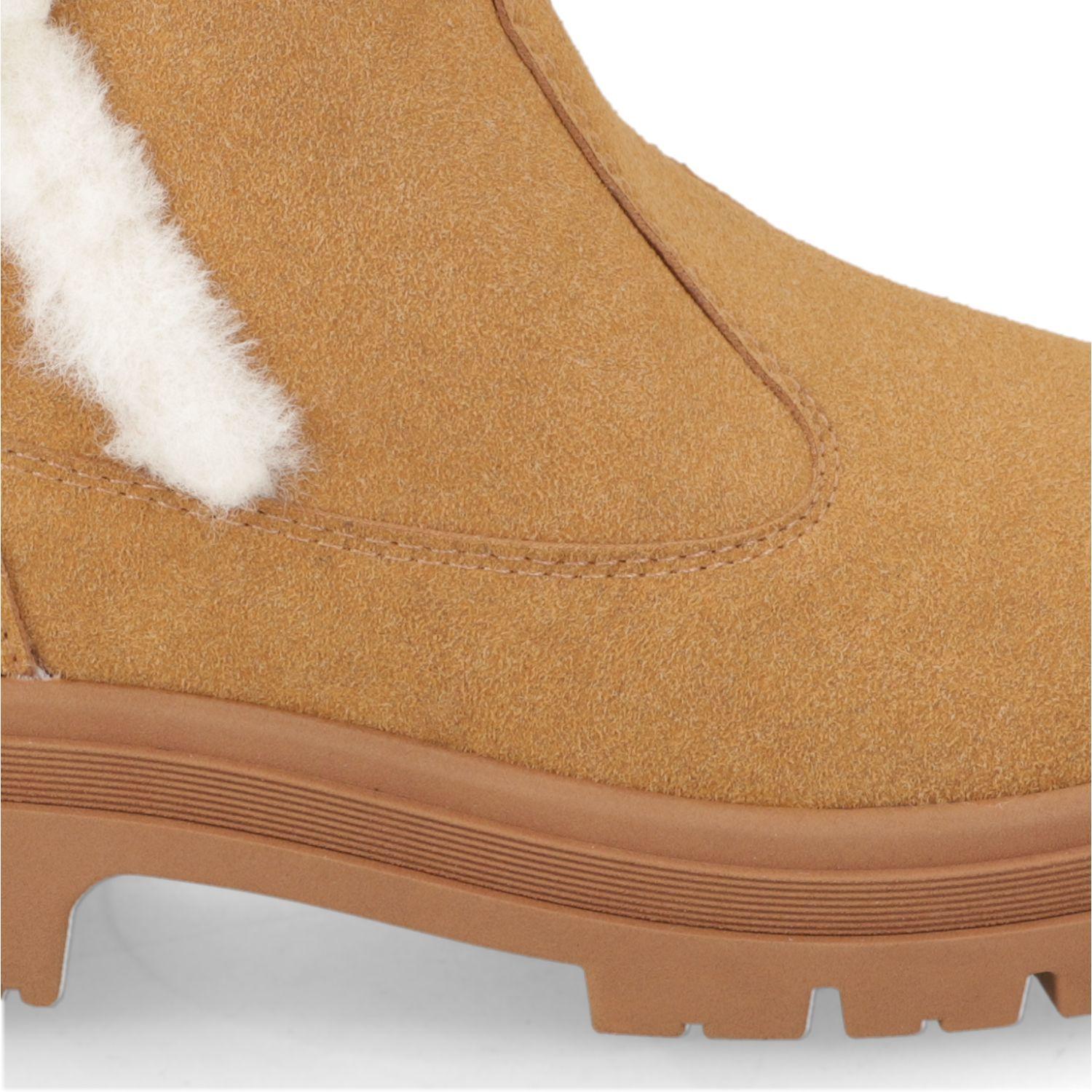 Botin Mujer Camel Moleca-5