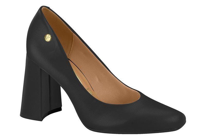 Zapato Mujer Taco Cuadrado Negro 1416-100- Vizzano-0